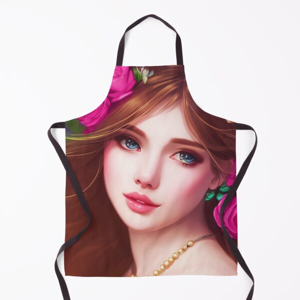 Item preview, Young woman with brown hair designed and sold by Girly-Universe.