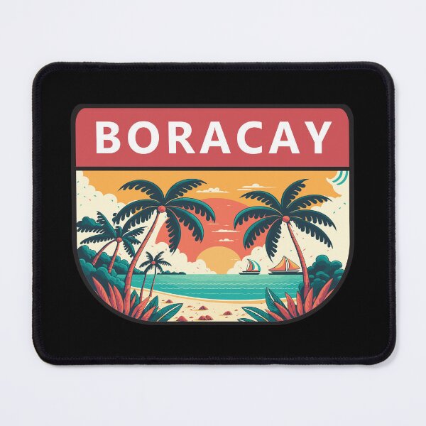 Item preview, Boracay Philippines Retro Emblem designed and sold by KrisSidDesigns.