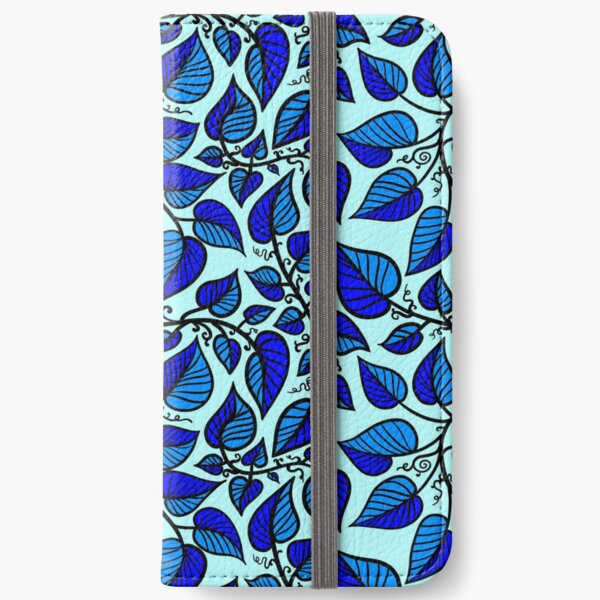 vines light blue iPhone Wallet