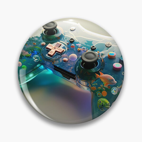 Item preview, Aqua Gamer designed and sold by No Flaws Stickers.