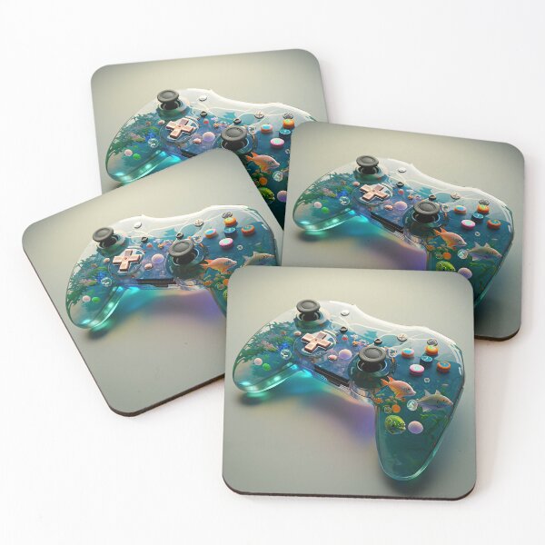 Item preview, Aqua Gamer designed and sold by No Flaws Stickers.