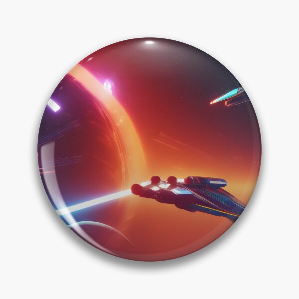 Item preview, Space Fighters Flying Into Combat designed and sold by Ink Art Design.
