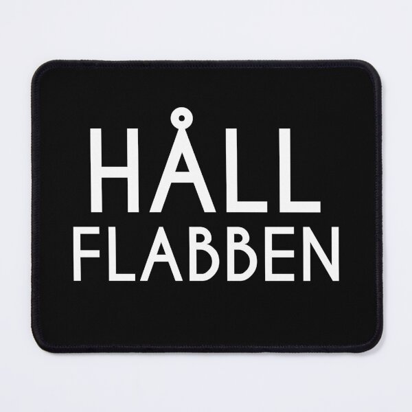 Item preview, Håll Flabben: Endast text vit designed and sold by HallFlabben.