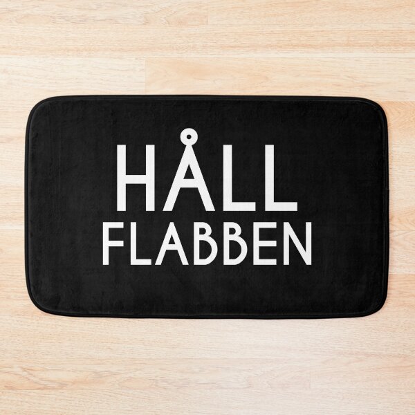 Item preview, Håll Flabben: Endast text vit designed and sold by HallFlabben.