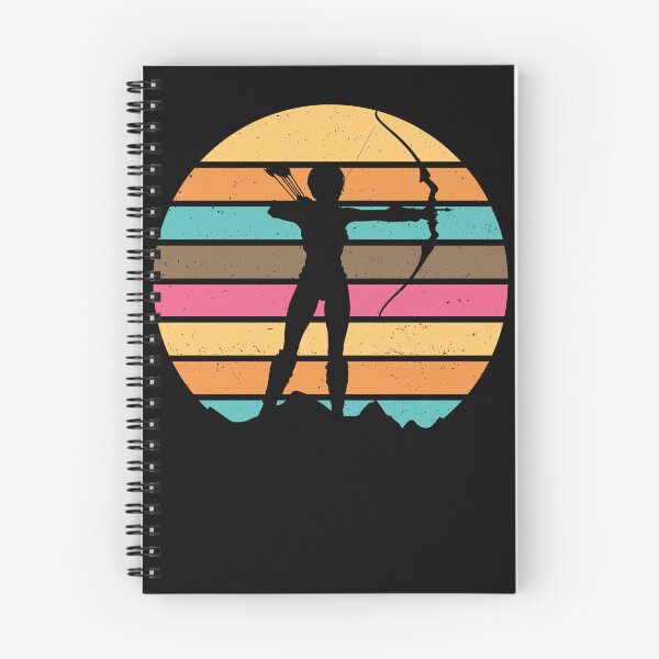 Item preview, Archery Gift Retro Female Archer Archers designed and sold by Lenny Stahl.