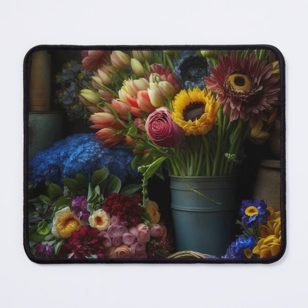Item preview, Puesto de flores de colores designed and sold by Torrex.