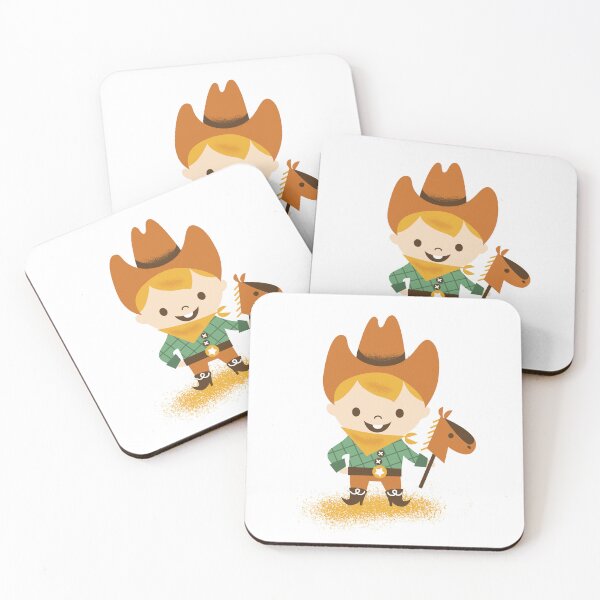Item preview, CUTE COWBOY WITH HORSE designed and sold by LizRuizDesigns.