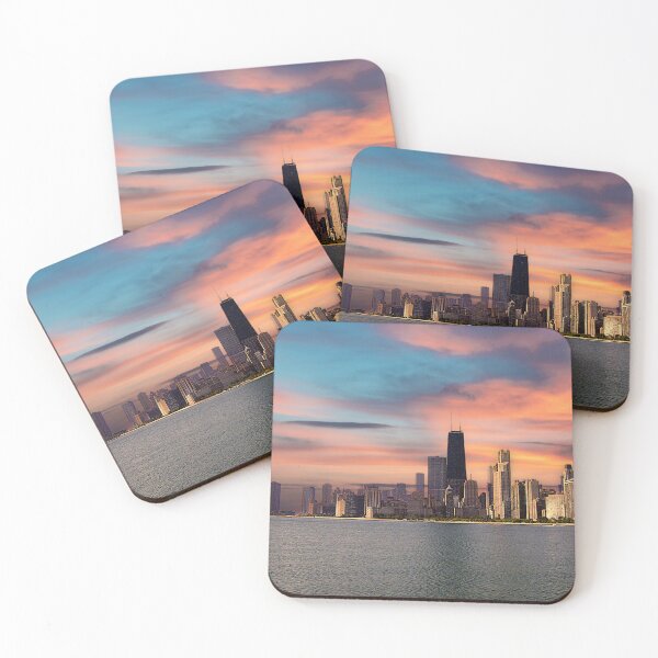 Item preview, Deep Sunset Chicago designed and sold by allthingsnatura.