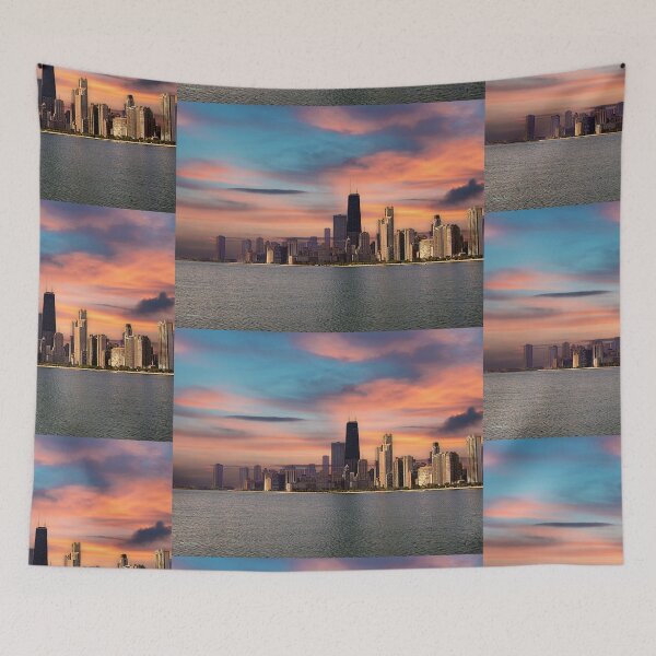 Item preview, Deep Sunset Chicago designed and sold by allthingsnatura.