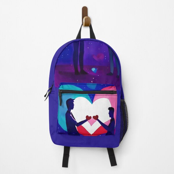 Item preview, A gay queer lgbt couple of men in love Valentine's Day with hearts designed and sold by rockate.
