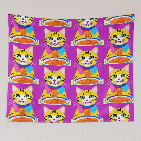 Item preview, Mr. Cat and his Spaghetti  designed and sold by SquirrelPants87.