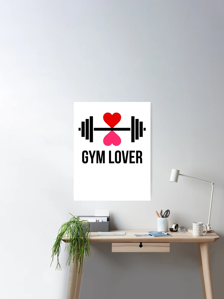 Gym Lover Gifts For Men Women Left Gym To Be Here | Poster