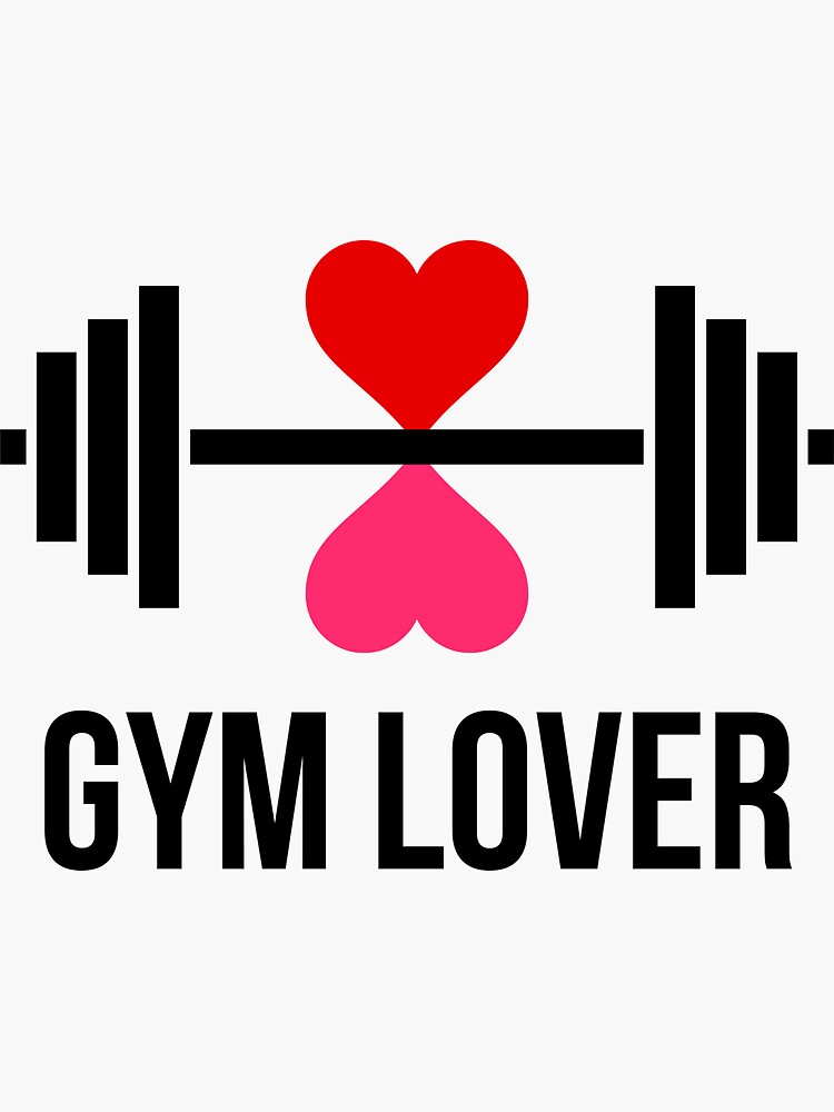 Gym lover design | Sticker