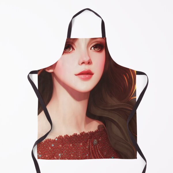 Item preview, Young woman with brown hair and cold glance designed and sold by Girly-Universe.