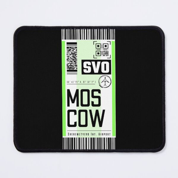 Item preview, MOSCOW SVO classic luggage tag designed and sold by LeddsoDello.