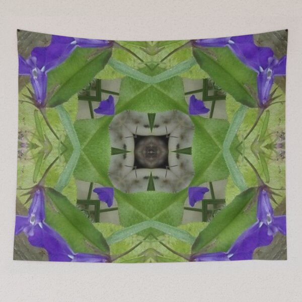 Item preview, mandala flower and stone designed and sold by AidaArt.