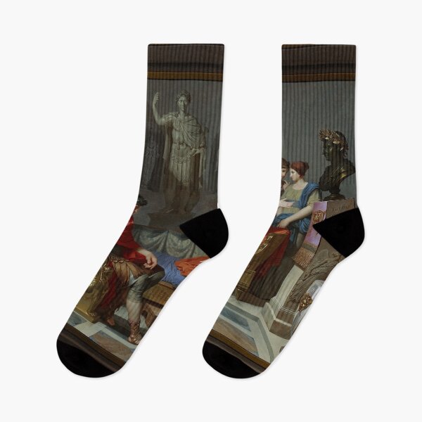 Item preview, Cleopatra and Octavian by Louis Gauffier Remastered Xzendor7 Classical Art Old Masters Reproductions designed and sold by Xzendor7 Digital Art Creations.