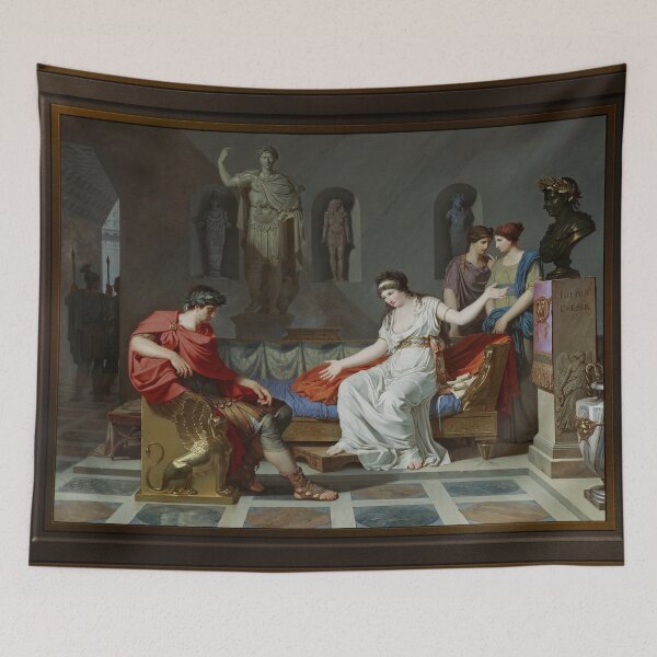 Item preview, Cleopatra and Octavian by Louis Gauffier Remastered Xzendor7 Classical Art Old Masters Reproductions designed and sold by Xzendor7 Digital Art Creations.