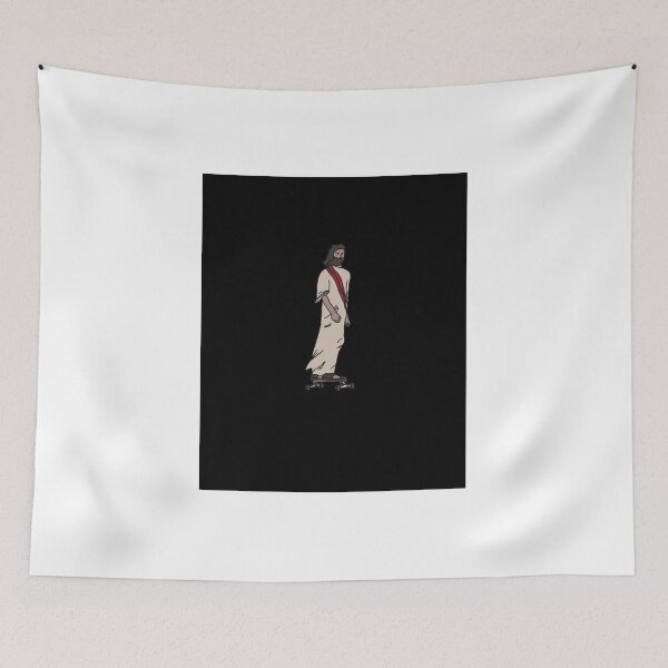 Item preview, Christ on Skateboard Design designed and sold by HEFTALICA.