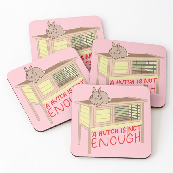 Item preview, A hutch is not enough - Pink designed and sold by Theloveybunnies.