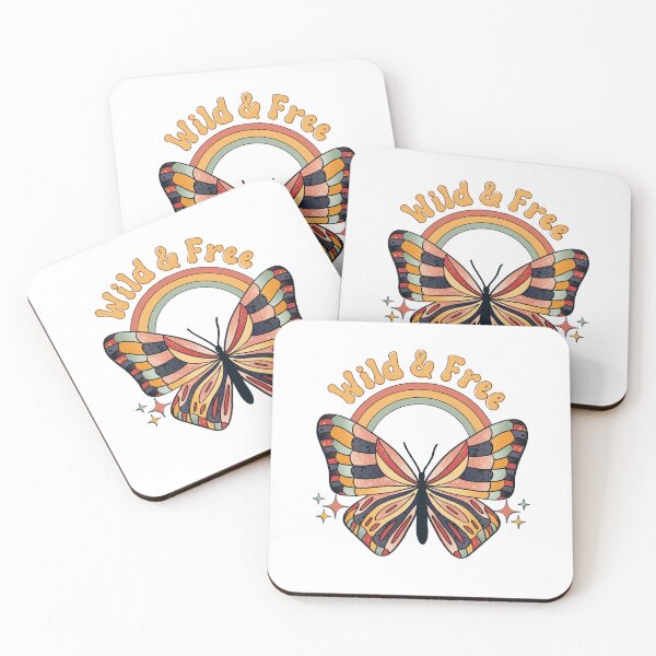 Item preview, Retro Wild & Free Butterfly designed and sold by HappyLifeCreate.