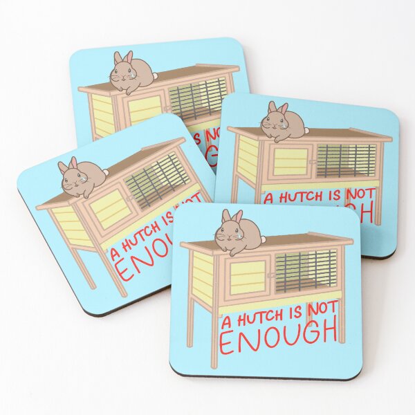Item preview, A hutch is not enough - Blue designed and sold by Theloveybunnies.
