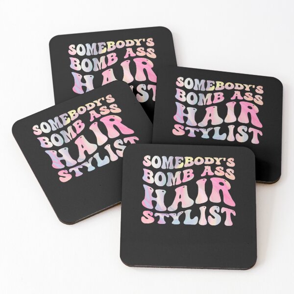 Item preview, Somebody's Bombass Hair Stylist Retro Hairdresser Shirt designed and sold by sasigifts.