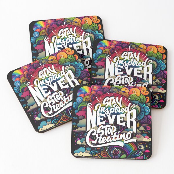 Item preview, Stay Inspired Never Stop Creating designed and sold by Joyfulimaginery.