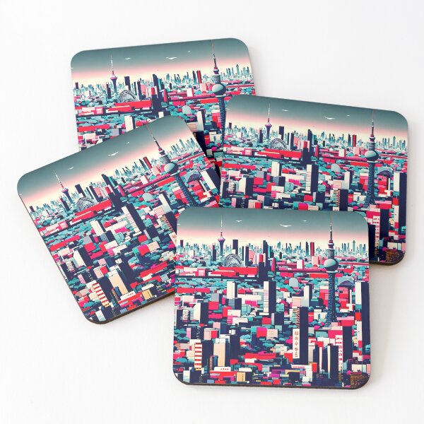 Item preview, Tokyo Skyline designed and sold by DiscoGypsyFish.