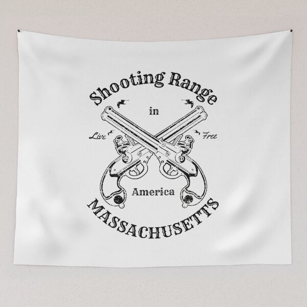 Item preview, Shooting Sports Range Vintage Logo - Massachusetts America designed and sold by Vintage-TM.