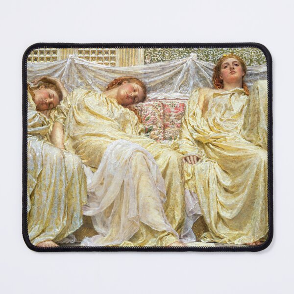 Item preview, Dreamers (ca. 1850-1882) painting in high resolution by Albert Joseph Moore designed and sold by JaneVirak.