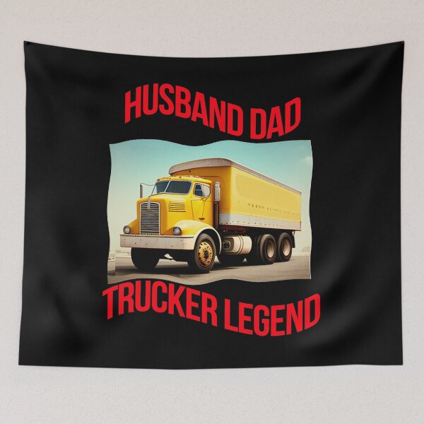 Item preview, Husband dad truck driver legend designed and sold by Estevam Marinho.