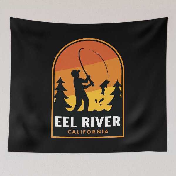 Artikelvorschau, Eel River California Fishing entworfen und verkauft von HalpinDesign.