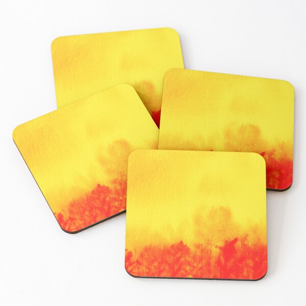 Item preview, Abstract Autumn Fall Season Woods Forest Watercolor Illustration  designed and sold by wenjunior.