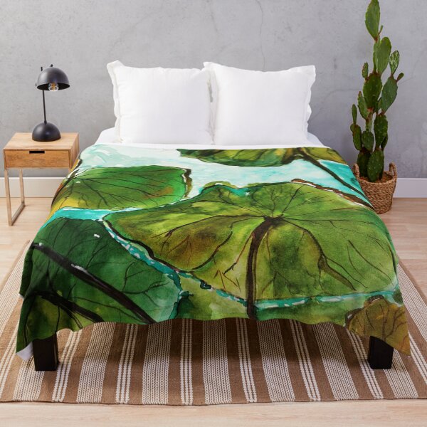 Item preview, Lotus pond, underwater watercolor designed and sold by Myartspace.