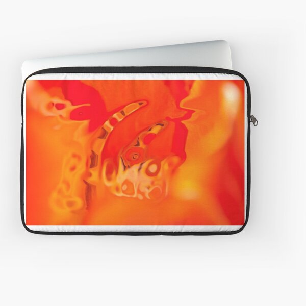 orange acquerello Laptop Sleeve