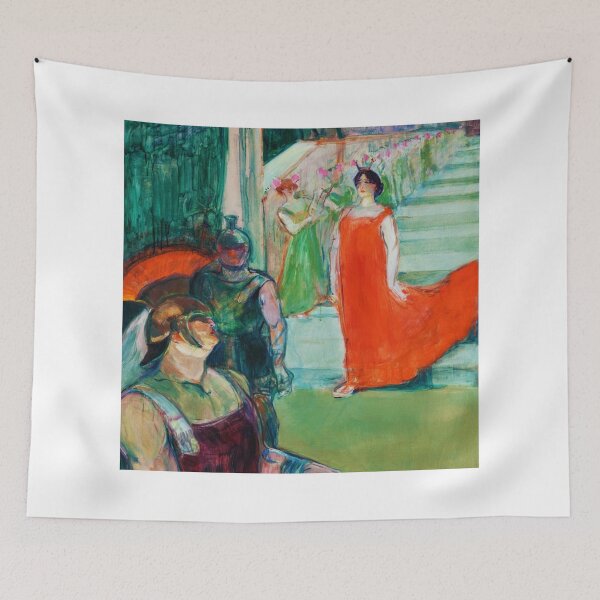 Item preview, The Opera Messalina at Bordeaux by Henri de Toulouse-LautrecThe famous painting by Henri de Toulouse Lautrec is about Messalina, the wife of the Roman emperor designed and sold by VintageArtByIda.