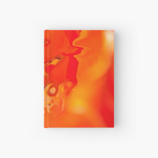 orange acquerello Hardcover Journal