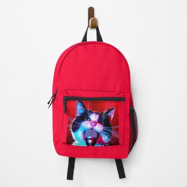 Item preview, Rock Star Cat Singing In A Microphone, Cat 14 designed and sold by LesTheArt.