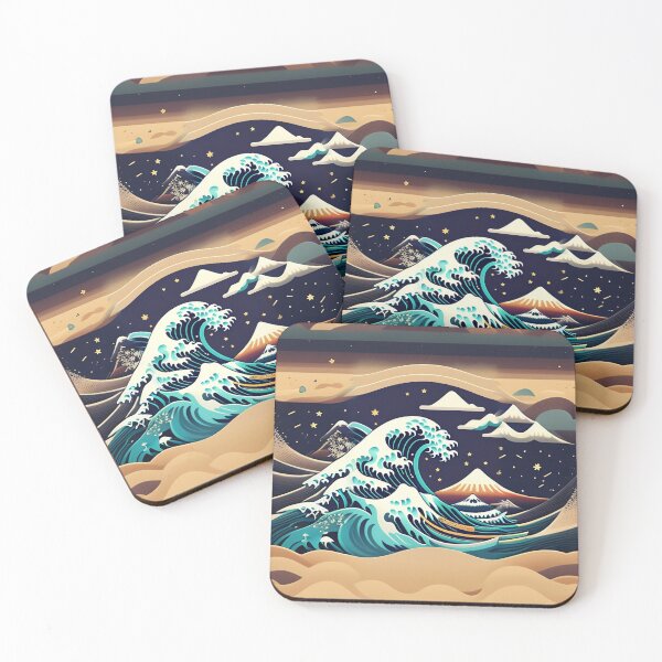 Item preview, Reimagined great wave off Kanagawa  designed and sold by yabutatu.