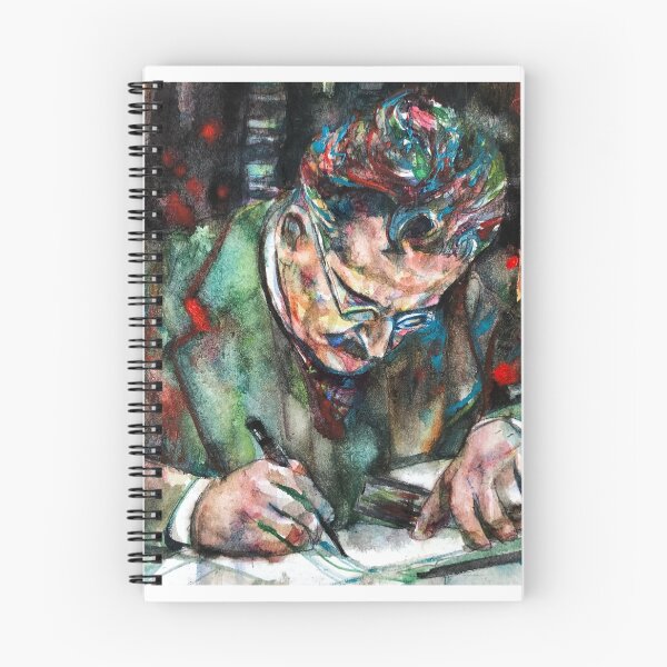 Item preview, WALTER BENJAMIN watercolor portrait .2 designed and sold by lautir.