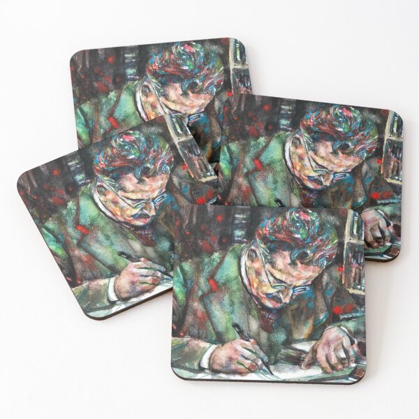 Item preview, WALTER BENJAMIN watercolor portrait .2 designed and sold by lautir.