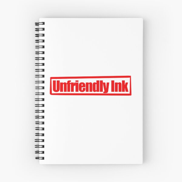 Item preview, UNFRIENDLYINK LOGO RED designed and sold by UnfriendlyInk.