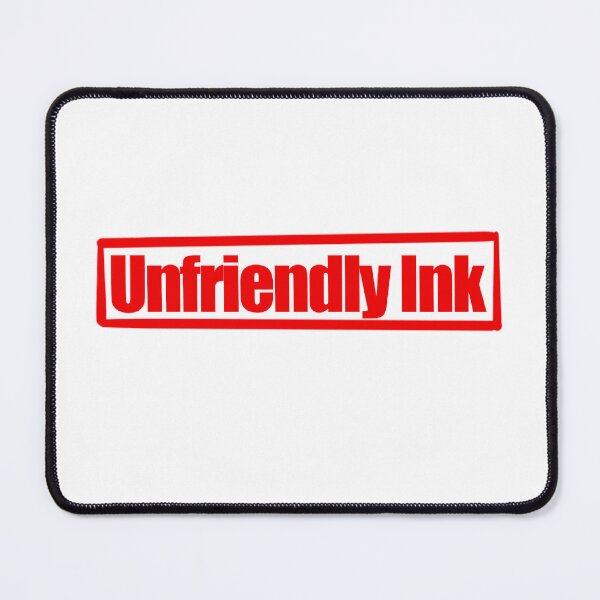 Item preview, UNFRIENDLYINK LOGO RED designed and sold by UnfriendlyInk.