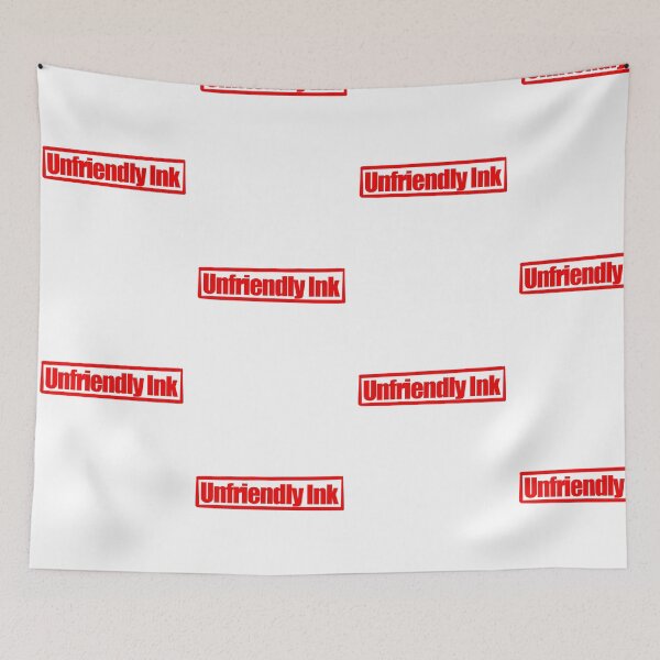 Item preview, UNFRIENDLYINK LOGO RED designed and sold by UnfriendlyInk.