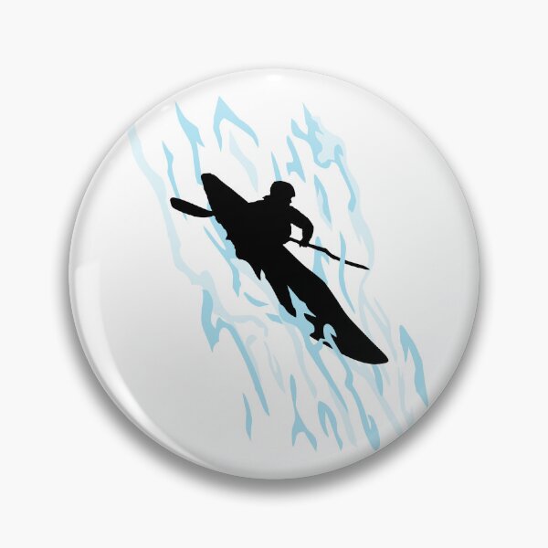 Artikelvorschau, Wildwasser Kajak, Kayking, Whitewater Kayaking entworfen und verkauft von claudiasartwork.