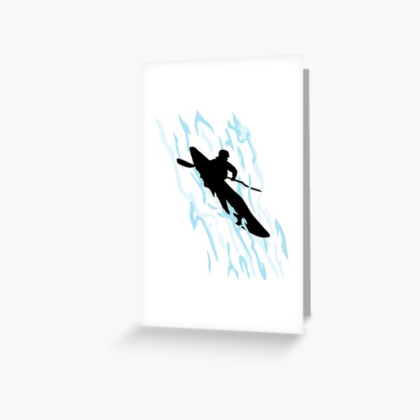 Item preview, Whitewater Kayaking, Kayking, Whitewater Kayaking designed and sold by claudiasartwork.