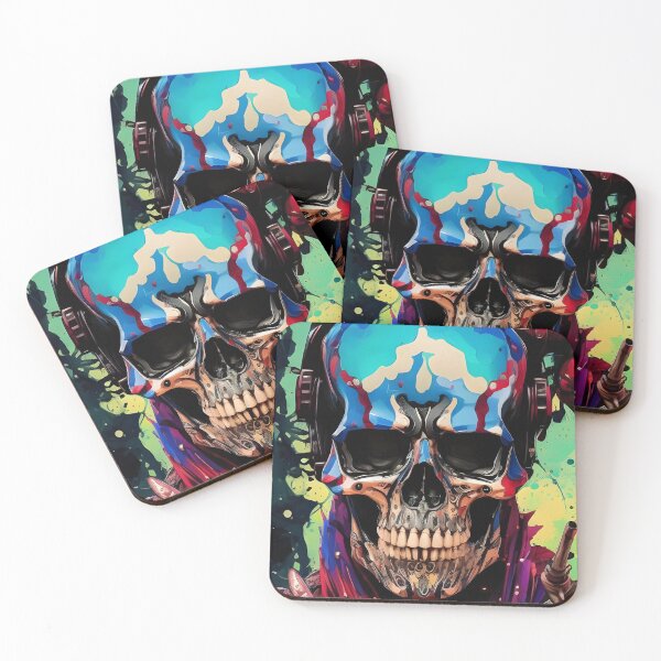 Item preview, Psychedelic Skull #5 designed and sold by mrbribe.