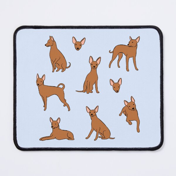 Item preview, Red Miniature Pinscher cute illustration pack designed and sold by Yarafantasyart.