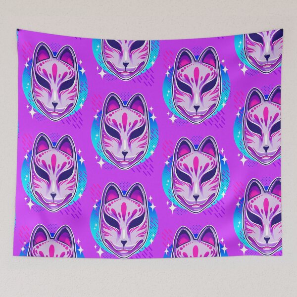 Item preview, Neon Noh - Kitsune designed and sold by Peregrine  Jazmin.